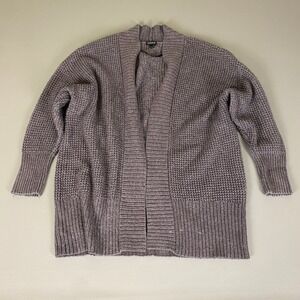 Torrid Cardigan Sweater Women's Plus Size 3X Purple Textured Open Front